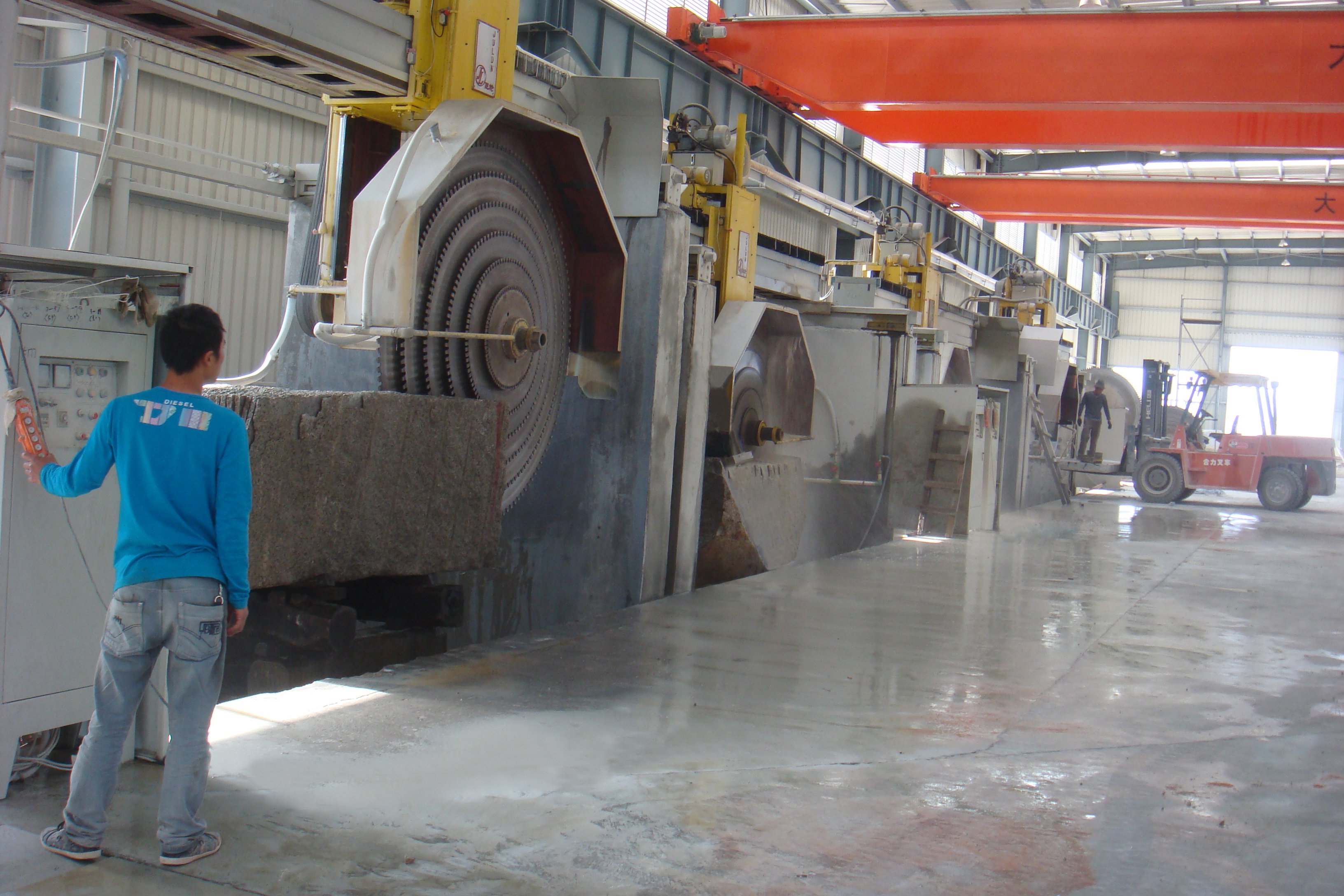 Sample wall and board calibration Apexstone Amoy Marble and Granite factory