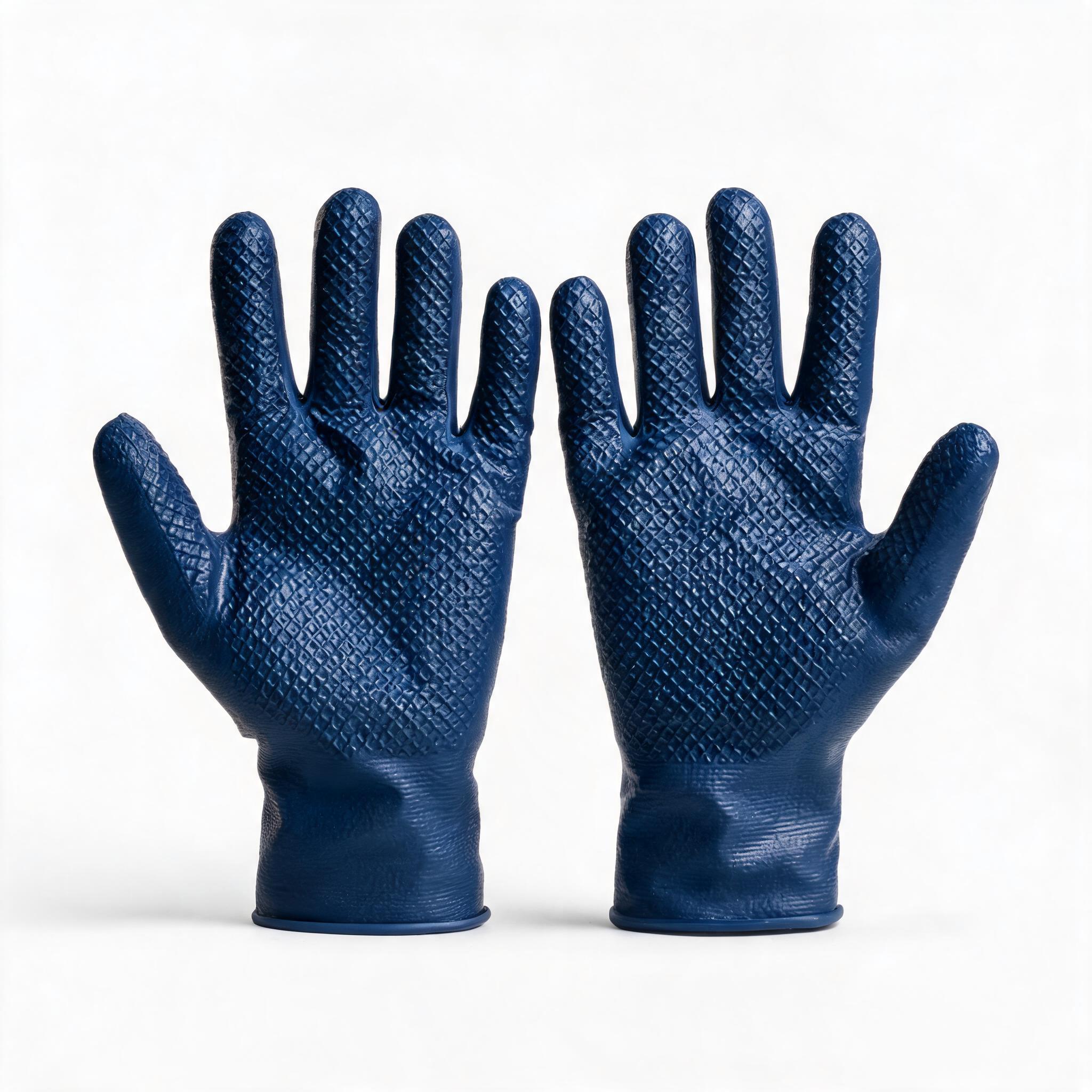 Nitrile Industrial Gloves Dark Blue nitrile gloves