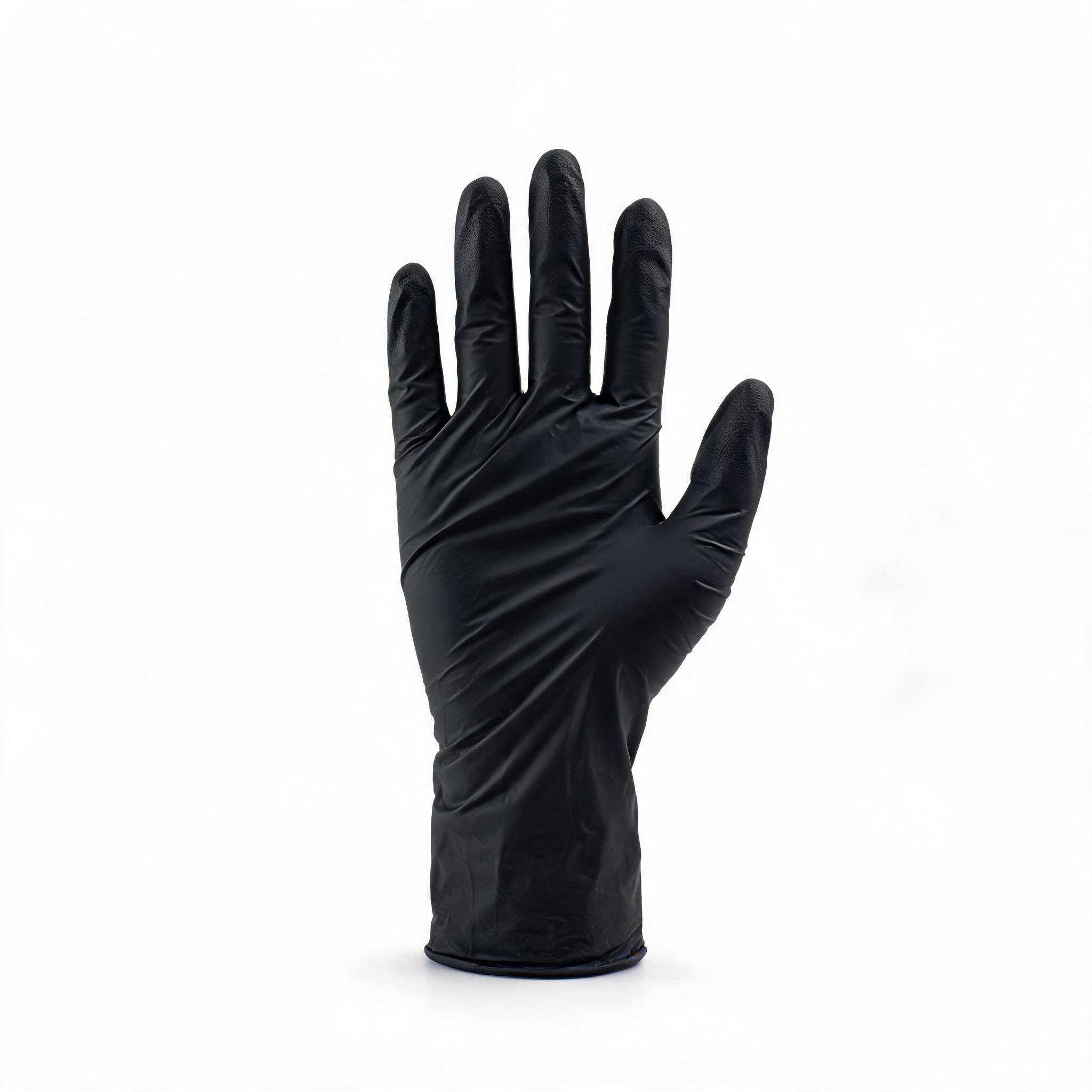 Nitrile Exam Gloves Textured Black