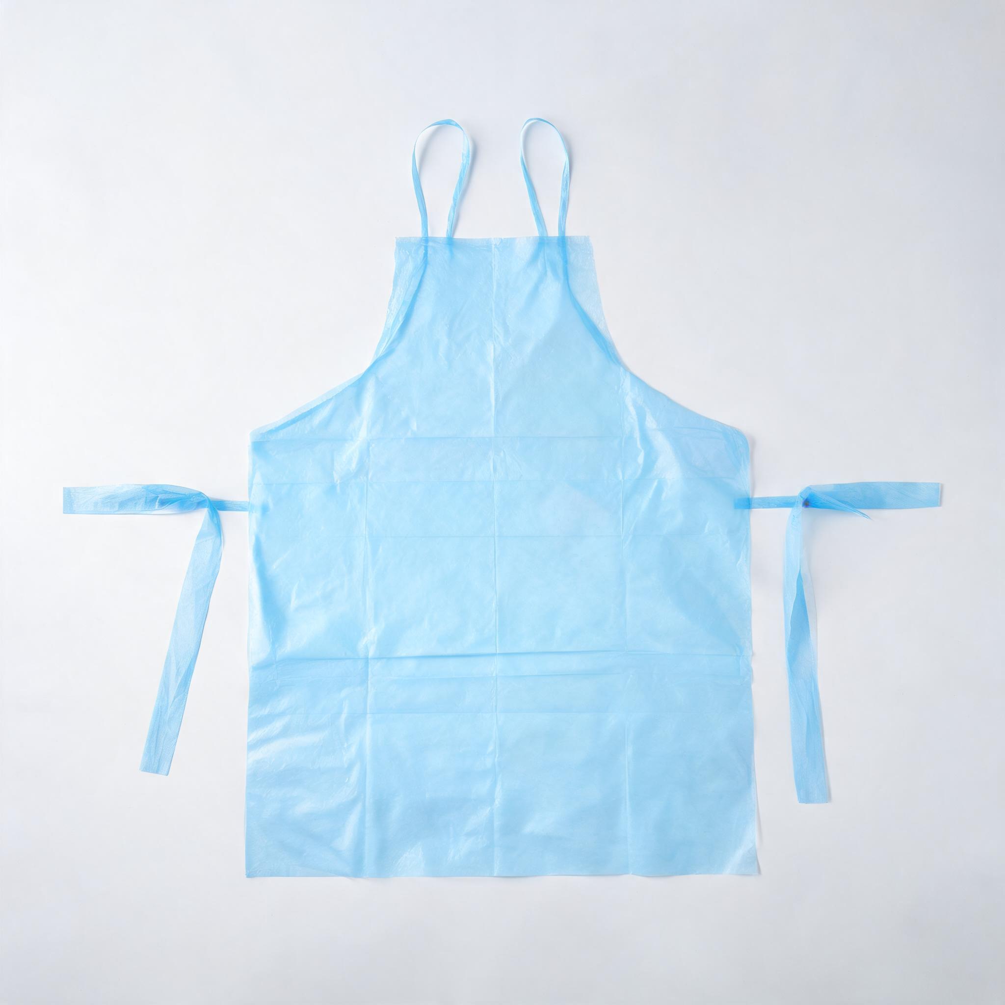 Disposable Apron Blue disposable apron