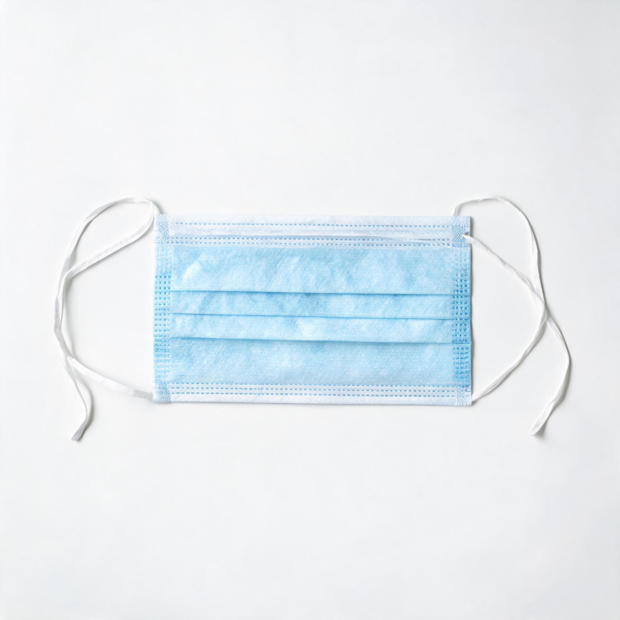 Surgical Mask Tie-On Blue surgical mask