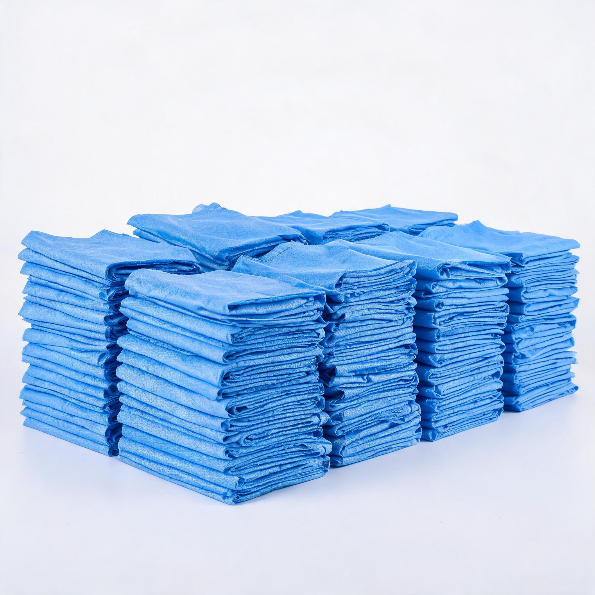 Medical Protective Gown Standard Blue Infection Control