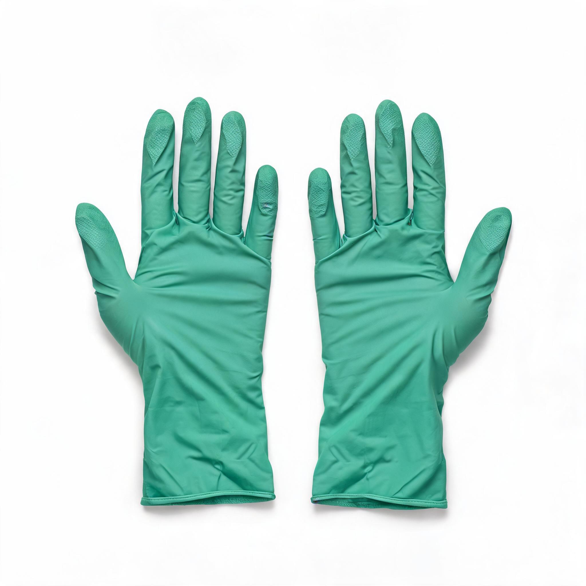Sterile Surgical Gloves Green surgical gloves