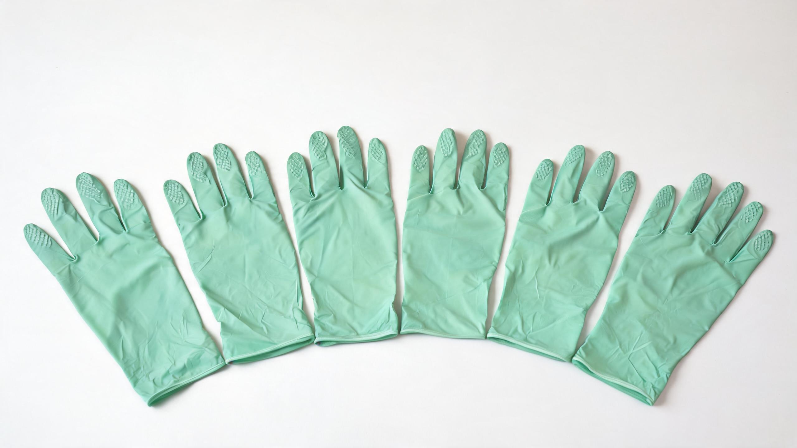 Sterile Surgical Gloves Green – gamma-sterilized natural rubber latex surgical gloves, individually wrapped sterile pairs