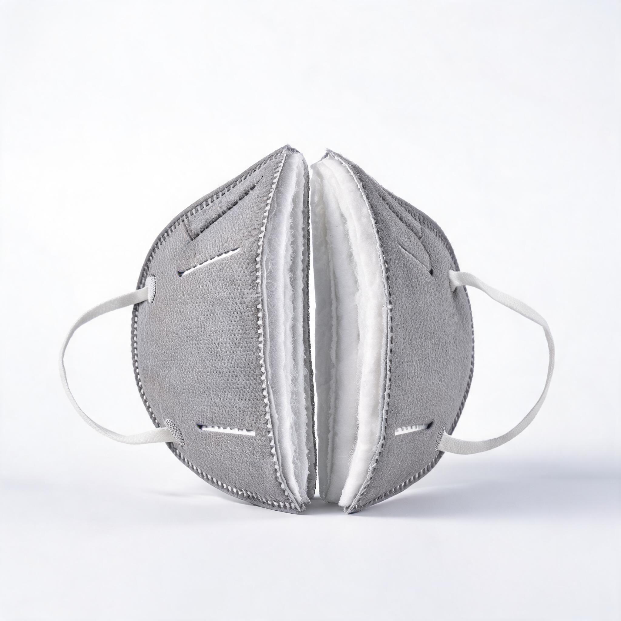 KN95 Cup Respirator Grey Disposable Nonwoven