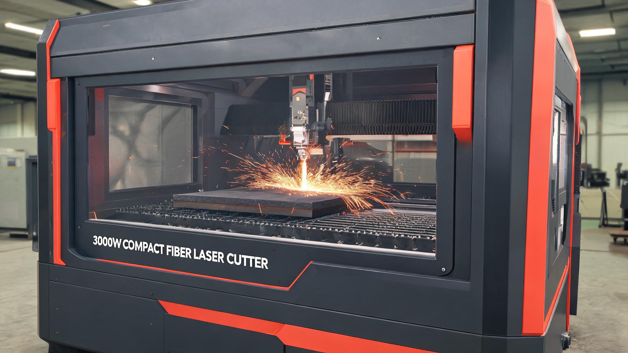 3000W Compact Fiber Laser Cutting Machine 3000W laser cutting