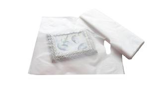 Biodegradable Merchandise Bags Die Cut Handle Biodegradable Carrier Bags