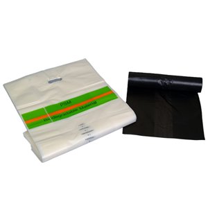 Biodegradable Patch Handle Carrier Bag Biodegradable die cut bag