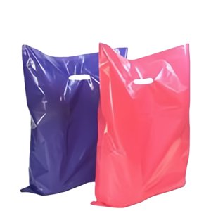 Biodegradable Merchandise Bags Die Cut Handle Biodegradable merchandise bag