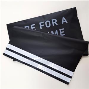 Black Compostable Poly Mailer with 2 trips compostable mailers