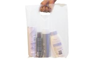 Biodegradable Merchandise Bags Die Cut Handle Biodegradable Patch Handle Gift Bag