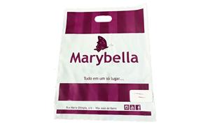 Die Cut Patch Handle Biodegradable Shopping Plastic Bag Biodegradable Carrier Bags