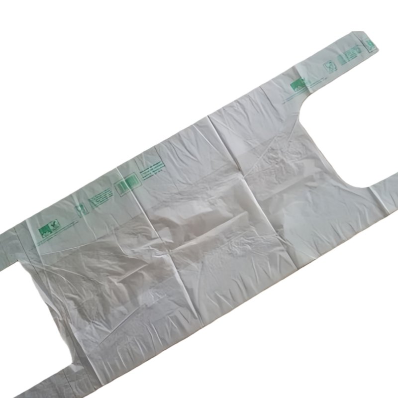 Biobased Compostable Vest Carrier Bags biobased biodegradable bags