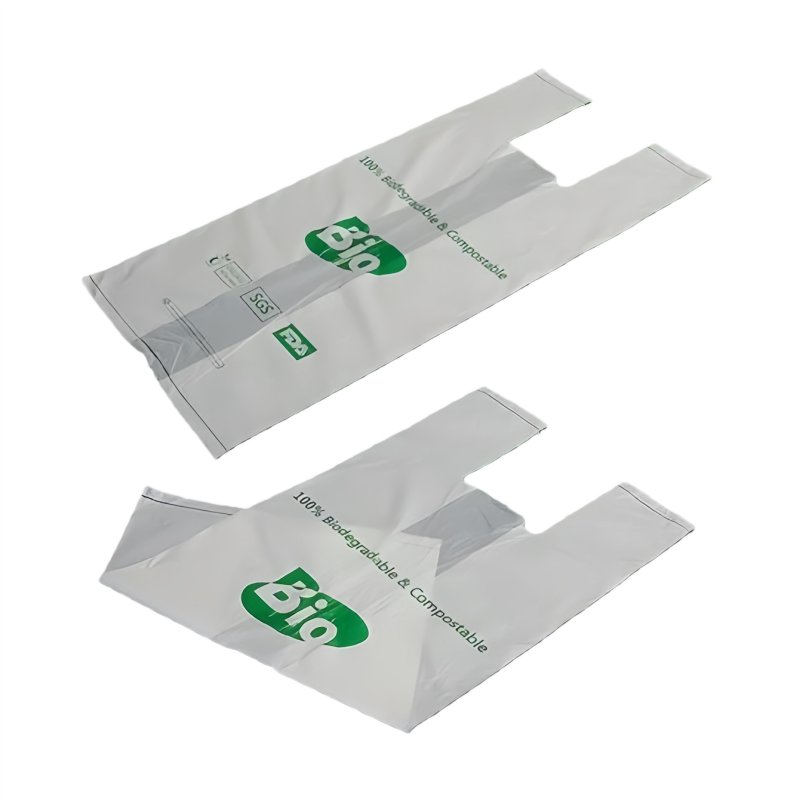 Biodegradable T Shirt Shopping Bags Biodegradable t shirt bags