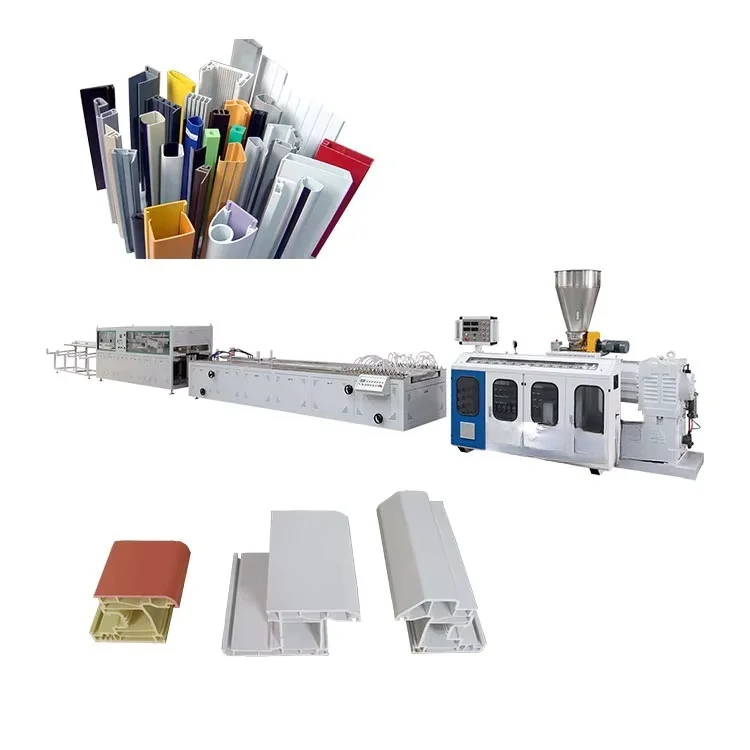 Upvc Window Profile Extrusion Machine and Extruder UPVC Window Profile