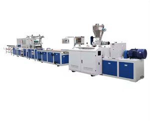GERUI Customized Plastic Wood Making Machine WPC PVC windows Profile Extrusion Production Line plastic Windows Machine