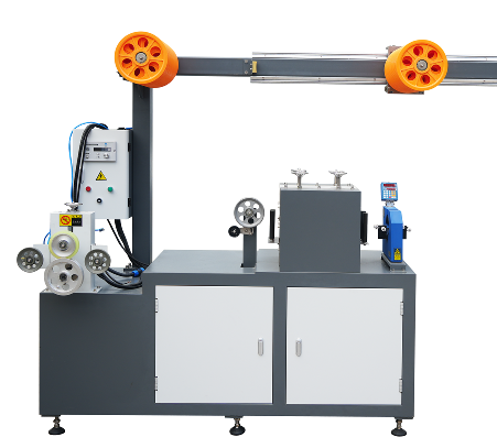 Traction and metering group of the RC-50 automatic filament winding line