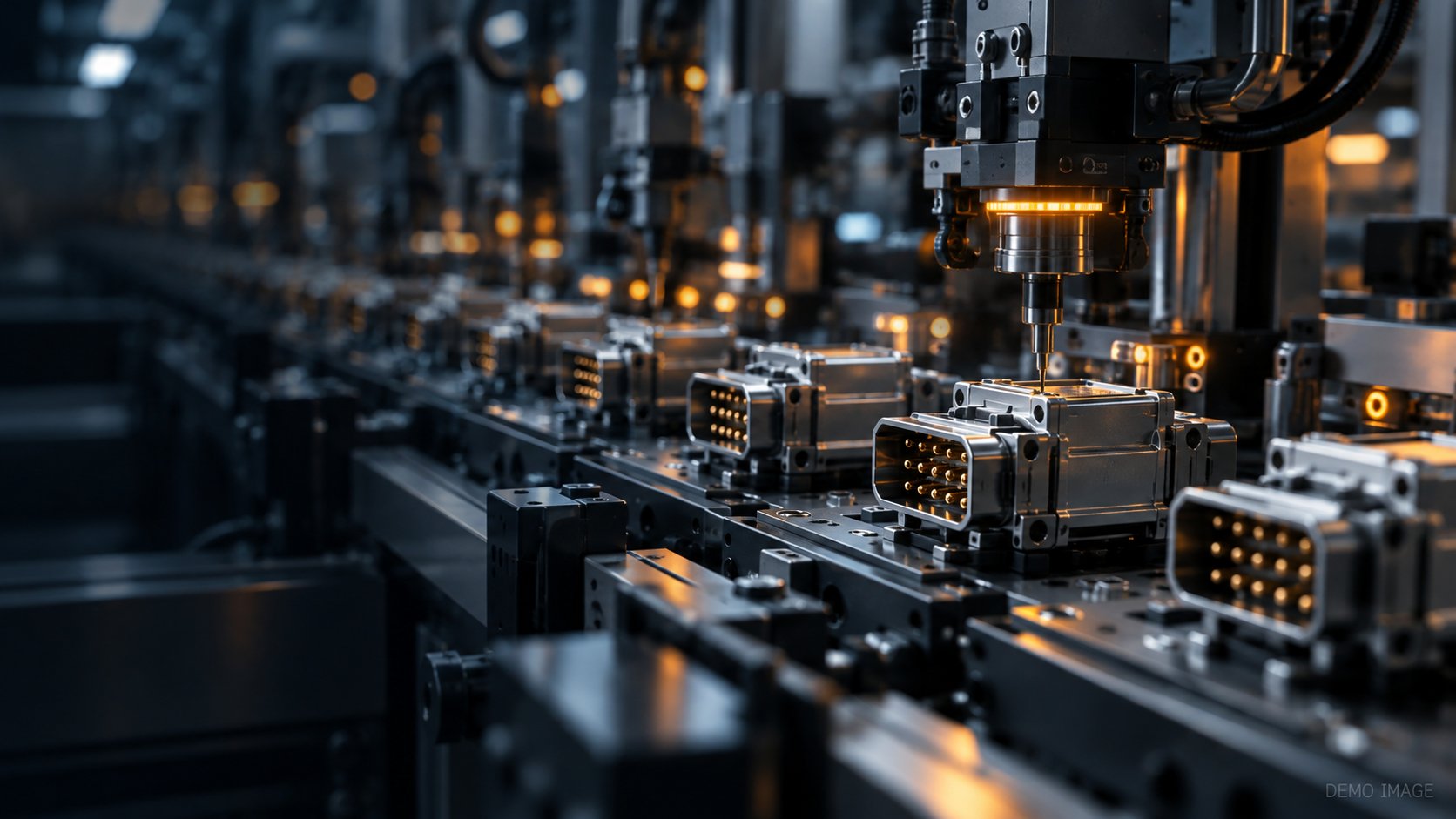 industrial circular connectors for automation machinery