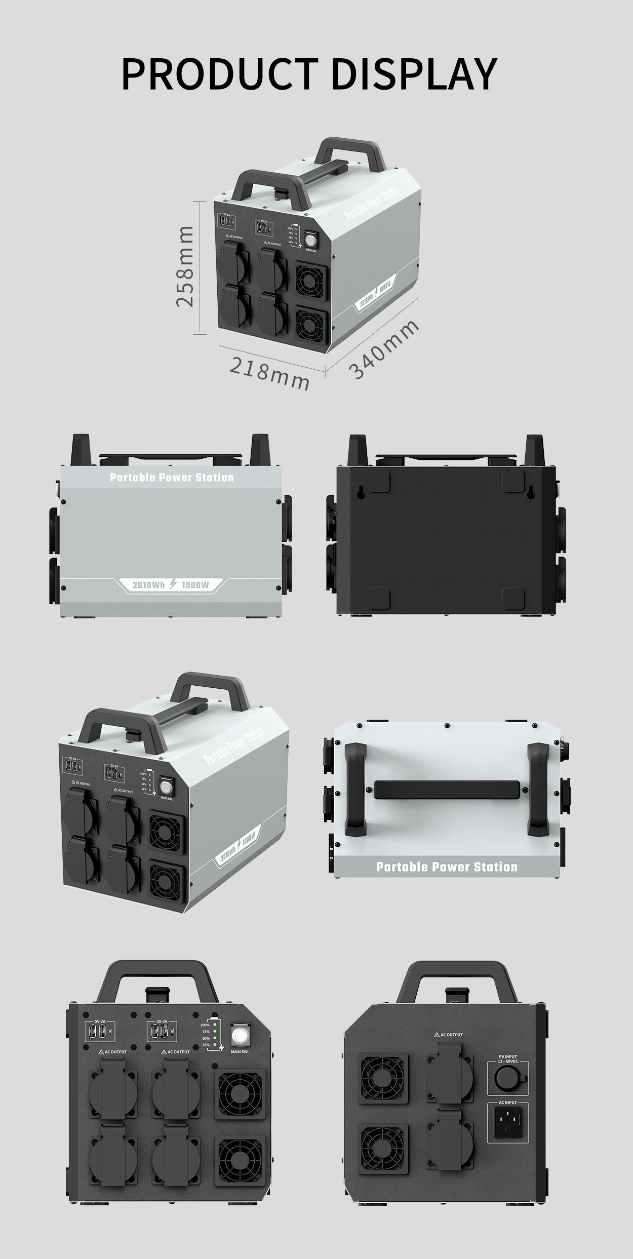 BP1000 Portable Power Station