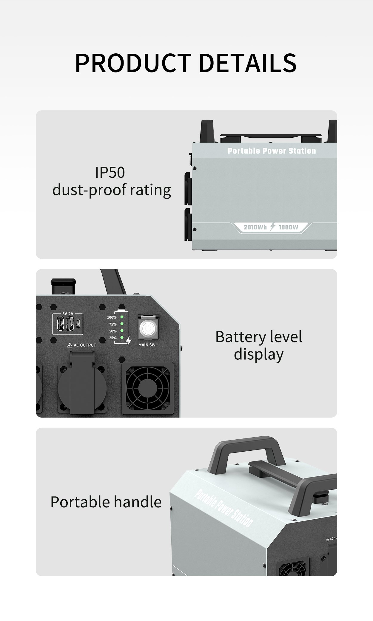 BP1000 Portable Power Station