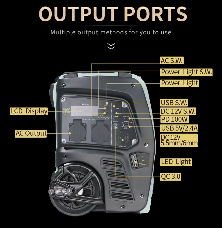 DP2400iL Output Ports