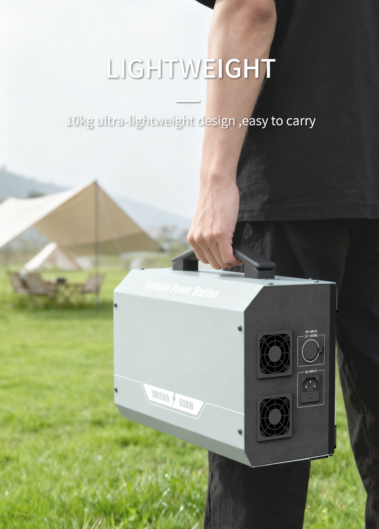 BP500 lightweight 10kg design