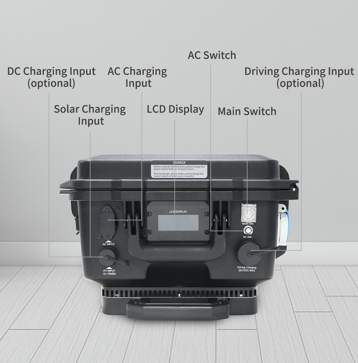 CP1200iL Compact Power Station detail 06
