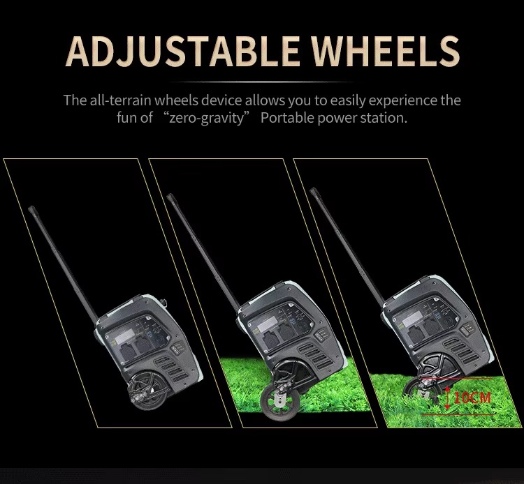 DP2400iL Adjustable Wheels