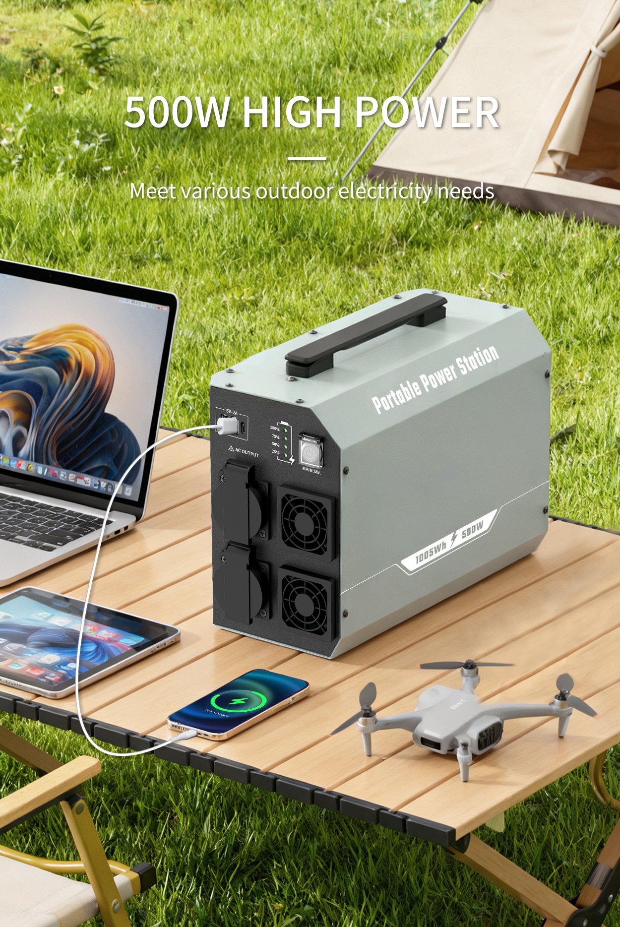 BP500 500W high power outdoor use