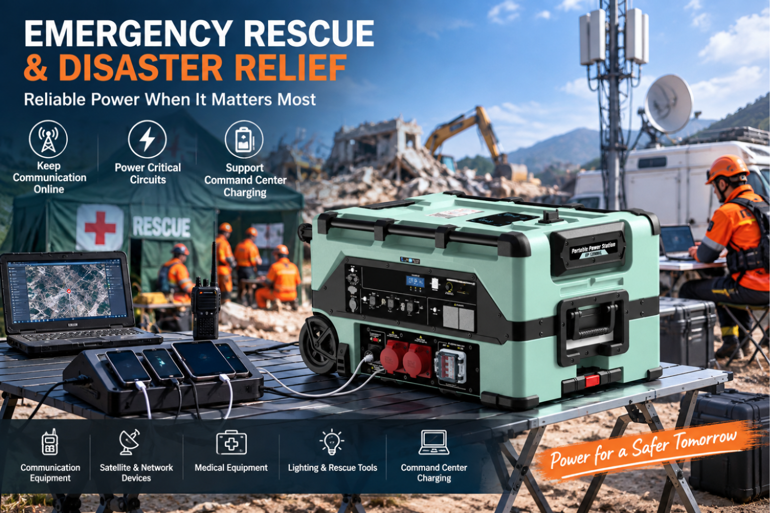 Emergency & Disaster Site Power Supply Introduction
