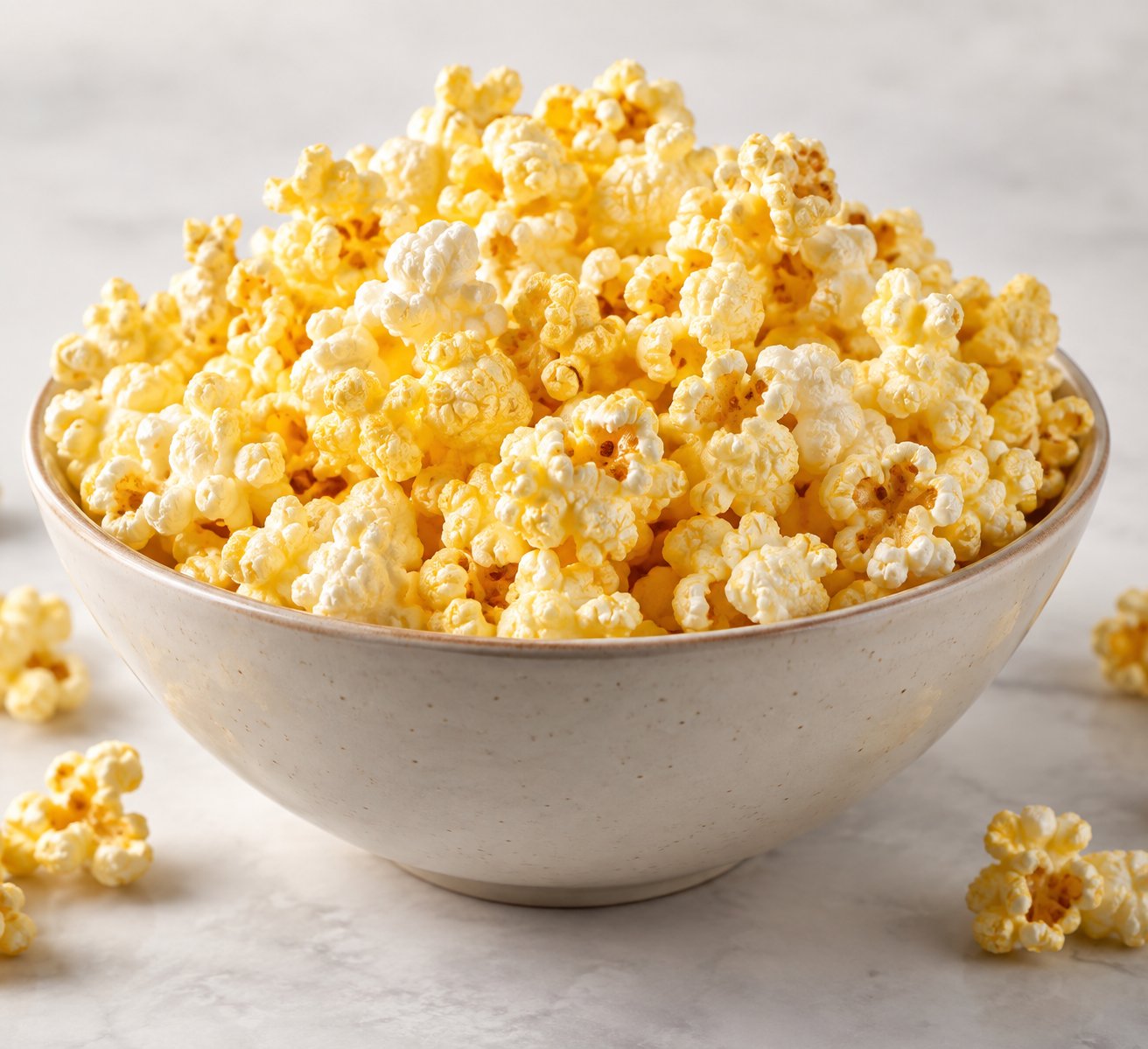 Butter Popcorn air popped plain popcorn