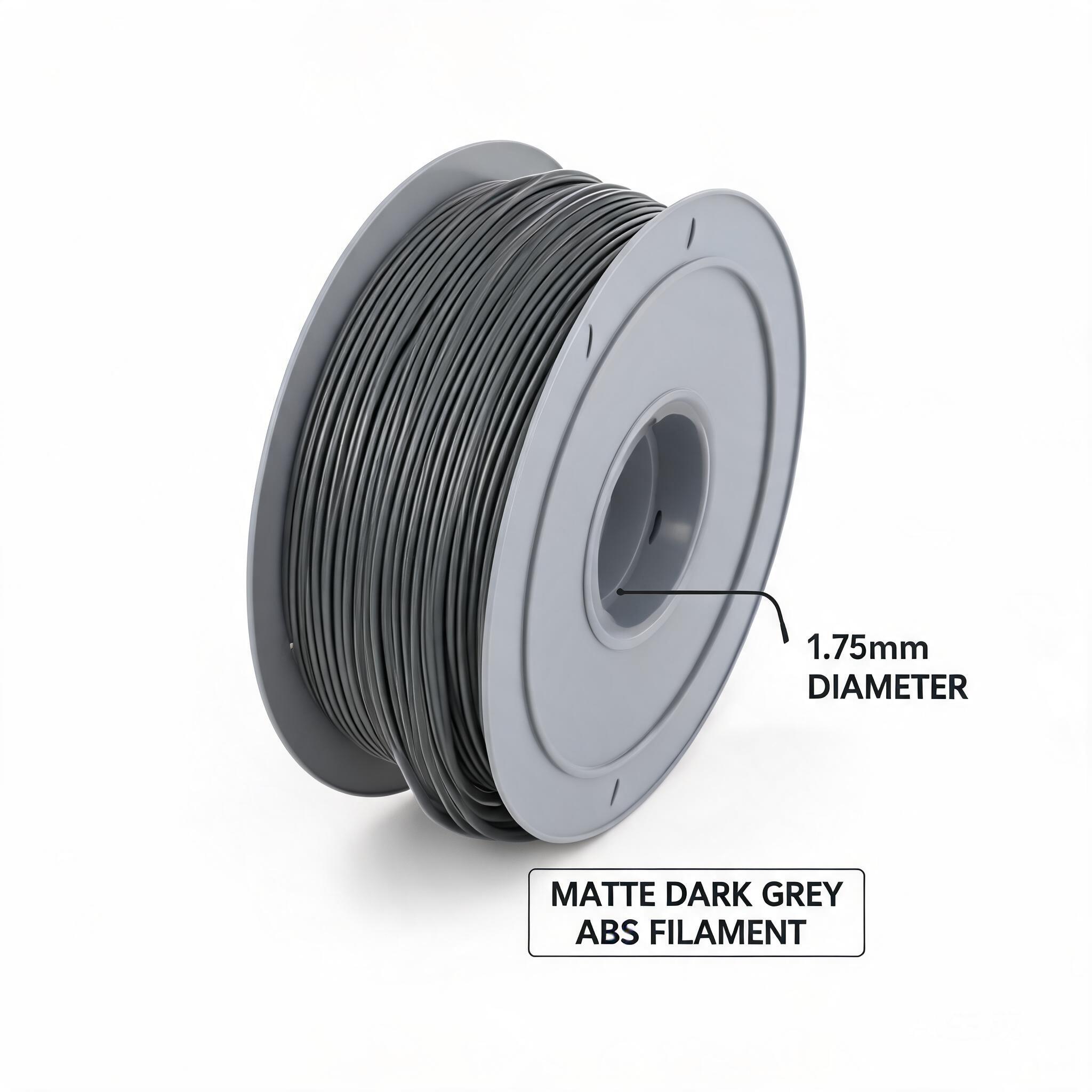 ABS High-Impact Grey Filament 1.75mm ABS Filament