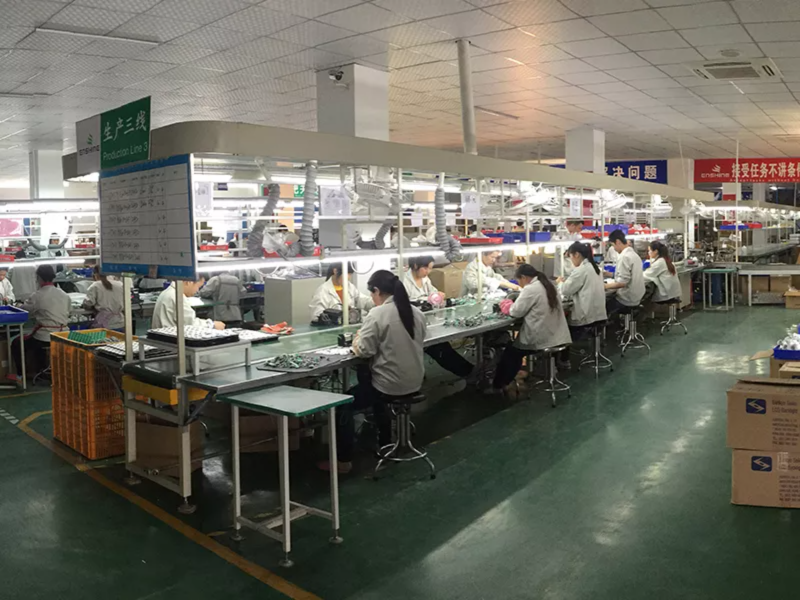 Our 1st Production line for LED lights