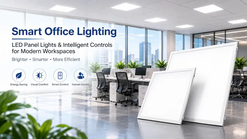 Smart Office Lighting: Choosing the Right LED Panel Lights smart office lighting