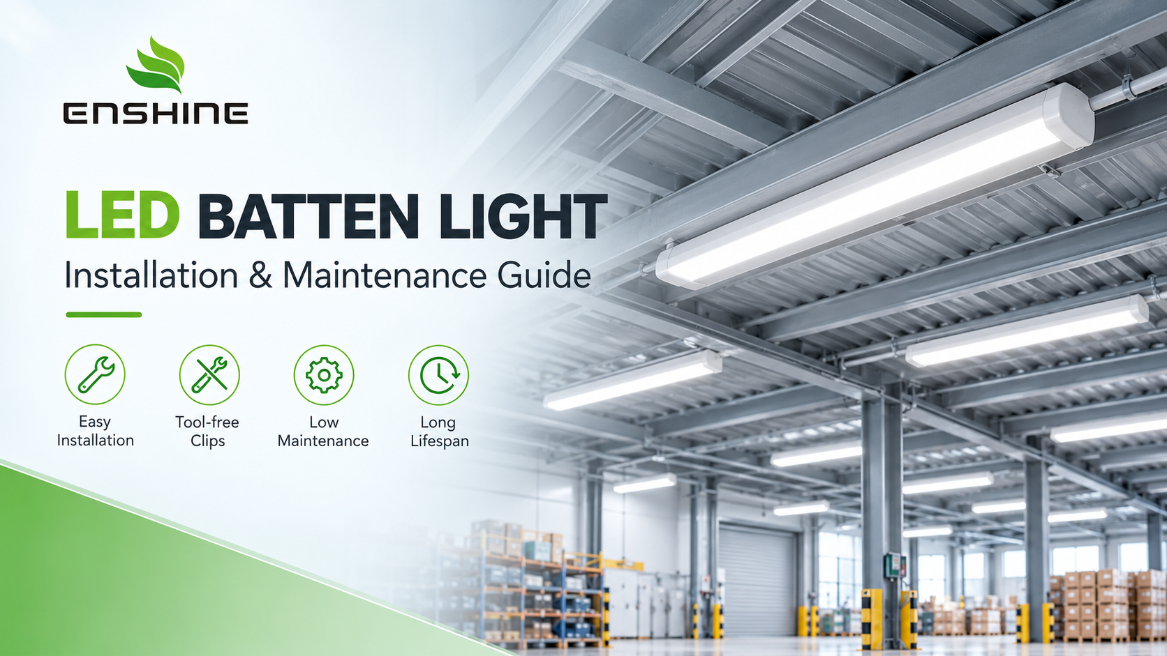 How to Install and Maintain LED Batten Lights LED batten light