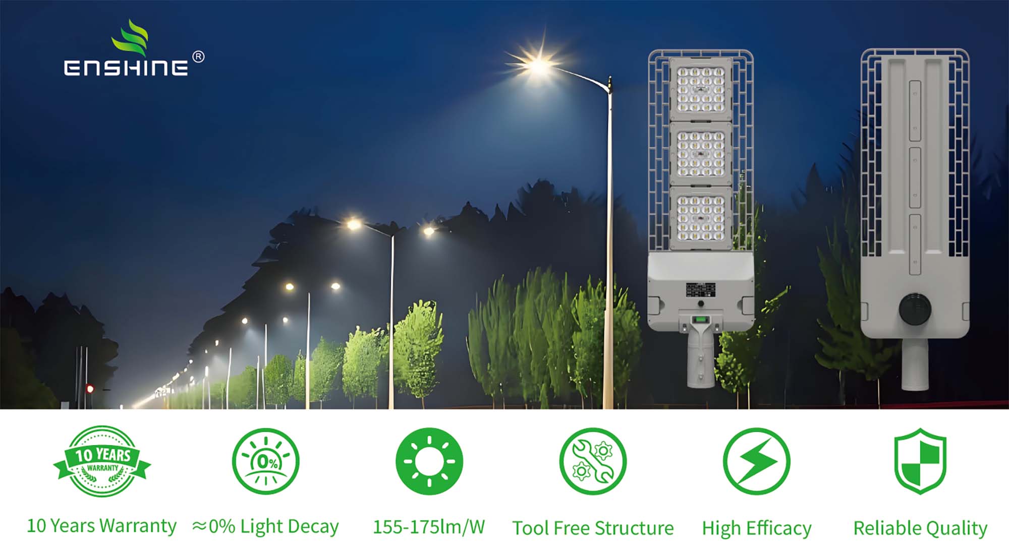 Glass vs plastic lens for LED street lights