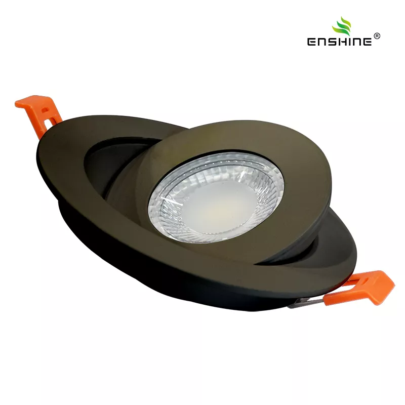 Rotatable Downlight Plastic LED 360° Adjustable Gimbal Rotatable Downlight Plastic