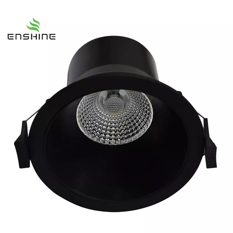 Recessed LED Downlight black outlook downlight