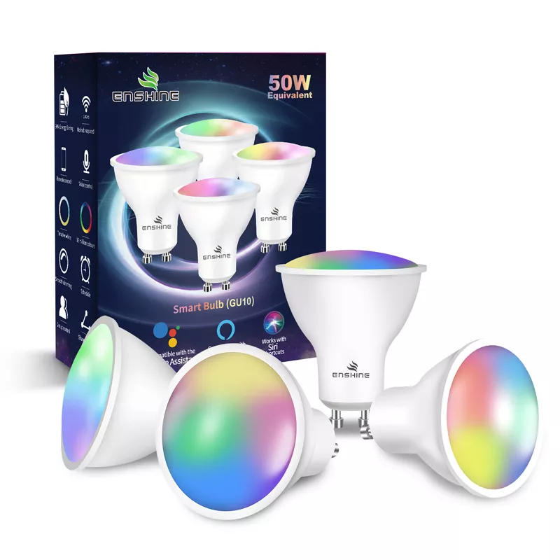 GU10 Smart Light Bulb Connected Smart Lighting for Home Automation