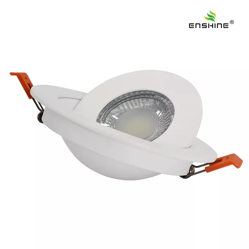 Rotatable Downlight Plastic LED 360° Adjustable Gimbal Rotatable Downlight Plastic