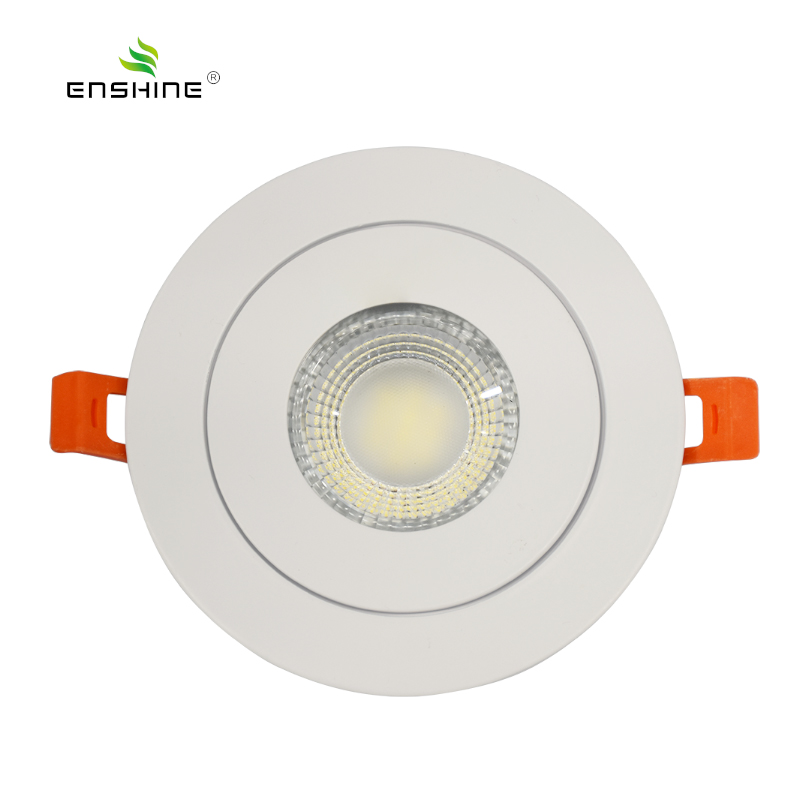 Rotatable Downlight Plastic LED 360° 3cct downlight with driver