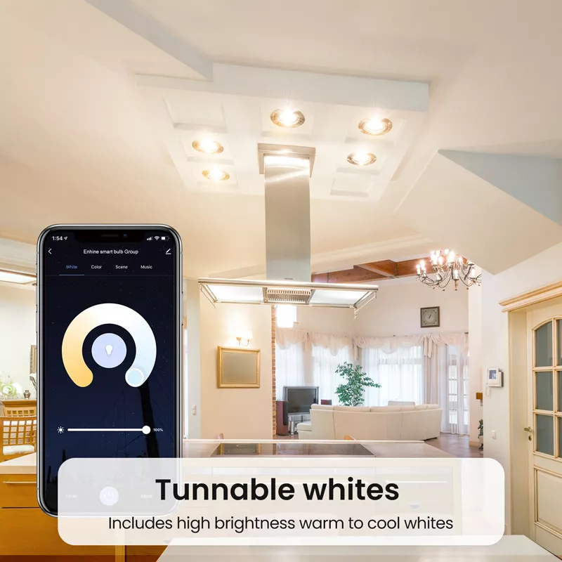 GU10 Smart Light Bulb Smart LED Lighting for Luxury Apartments