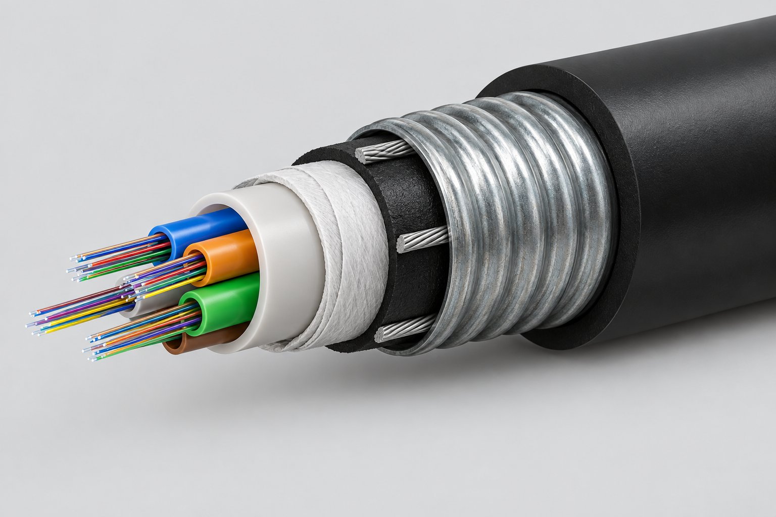 Armored Fiber Optic Cable armored cable