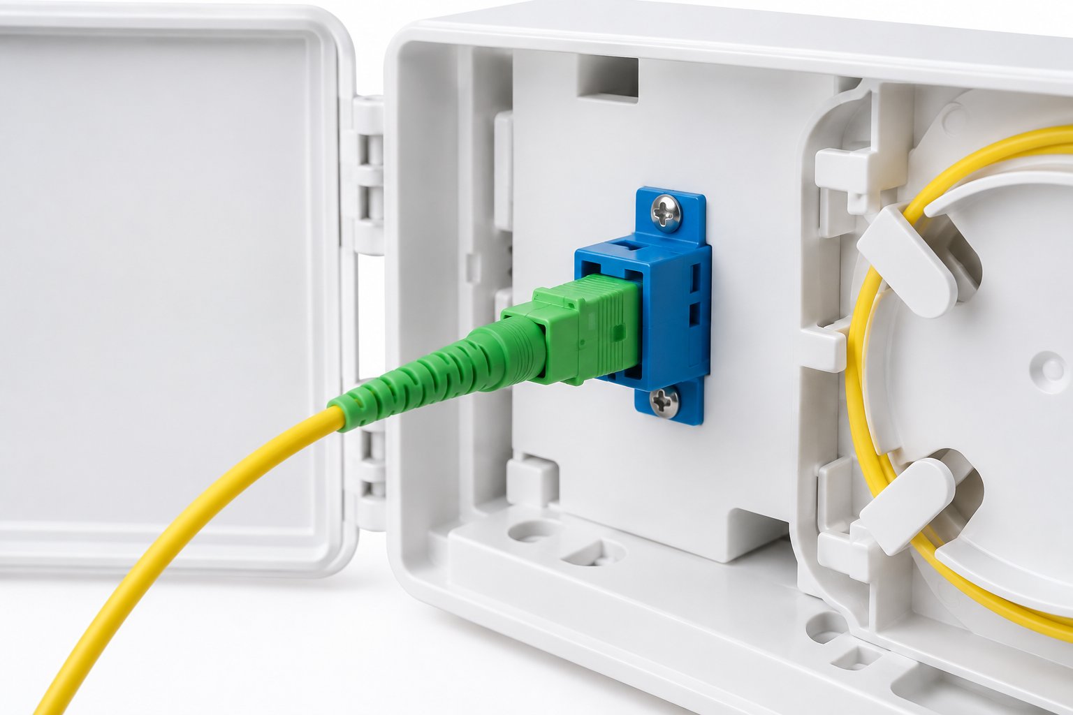 SC/APC Single Mode Fiber Optic Adapter single mode