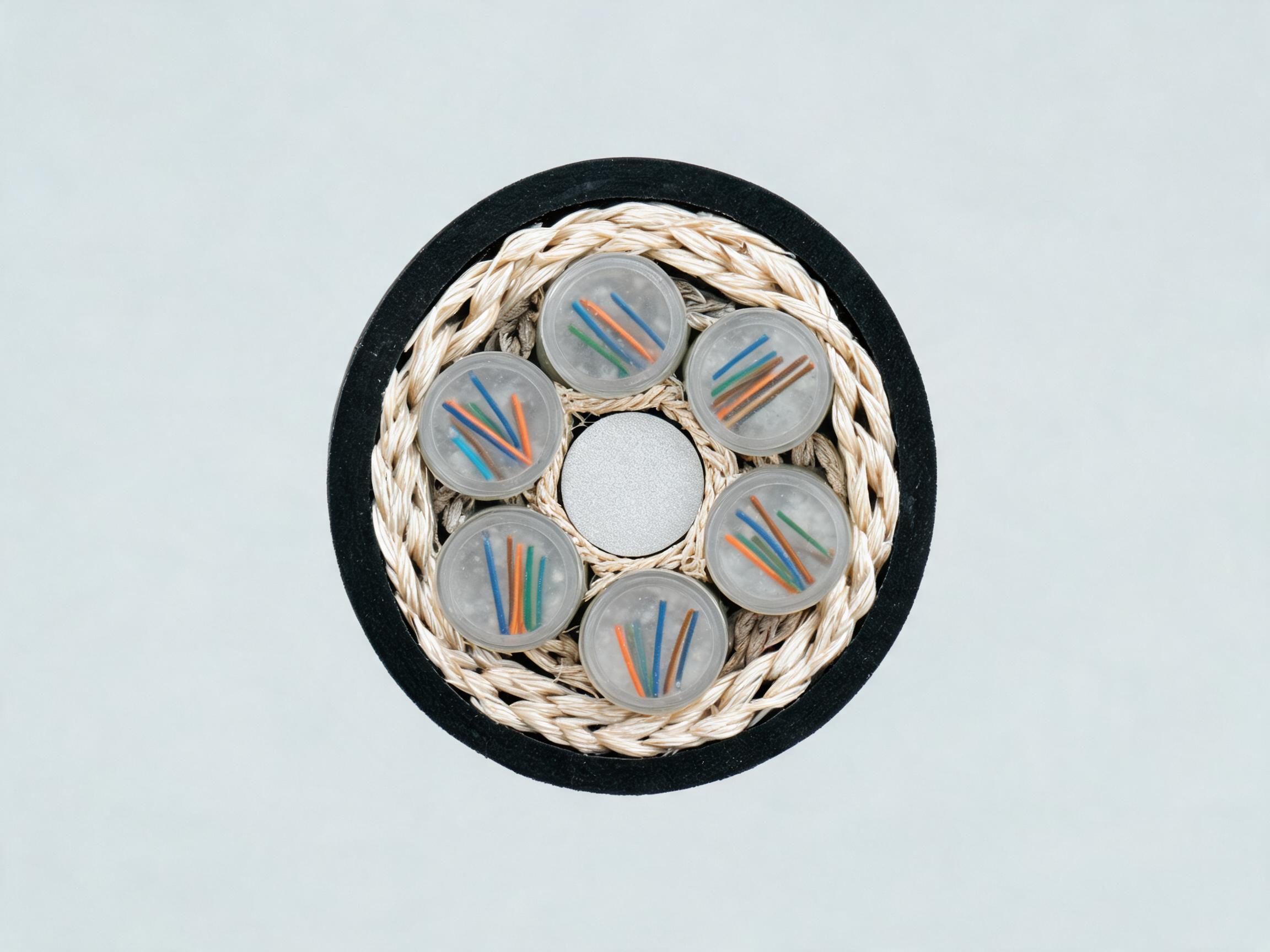 Outdoor G.652D Single Mode Fiber Optic Cable single mode