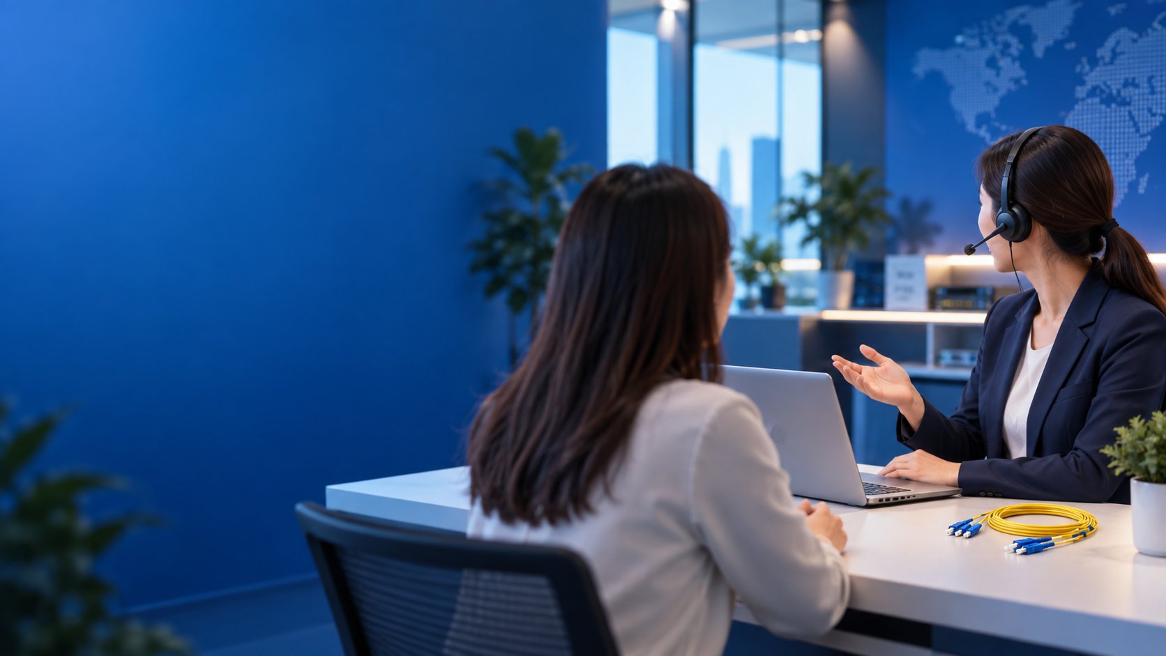 Nexora fiber optic customer consultation