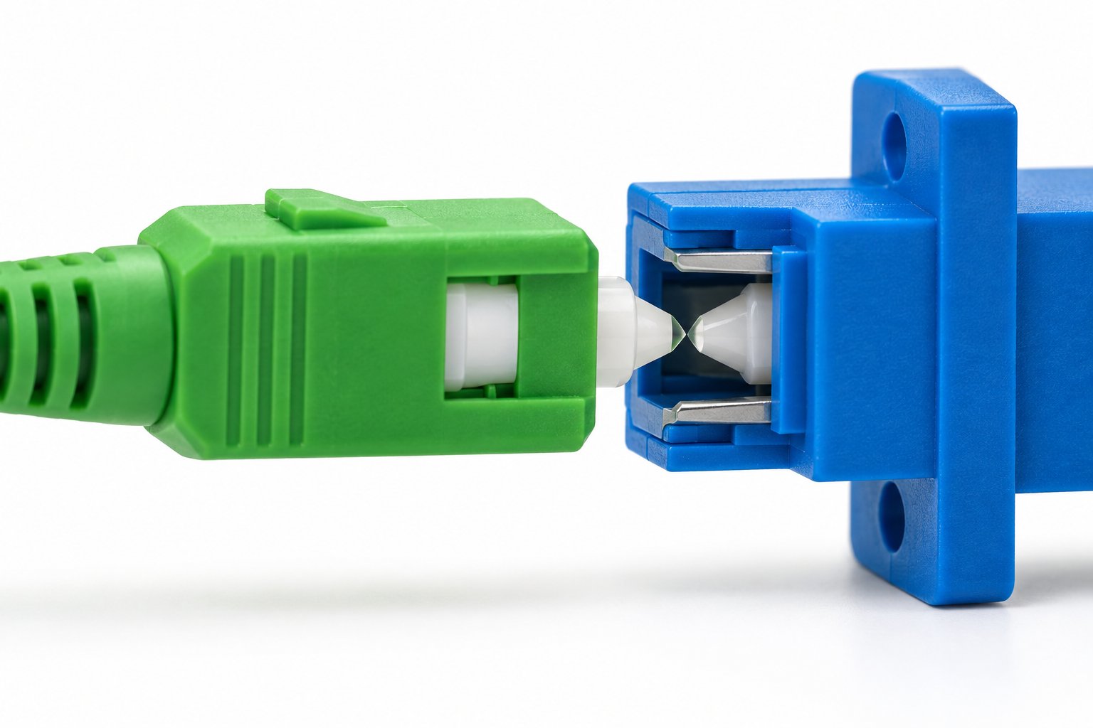 SC/APC Single Mode Fiber Optic Adapter FTTH