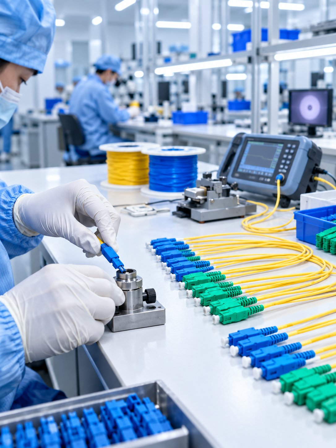 Nexora fiber optic manufacturing facility in Shenzhen