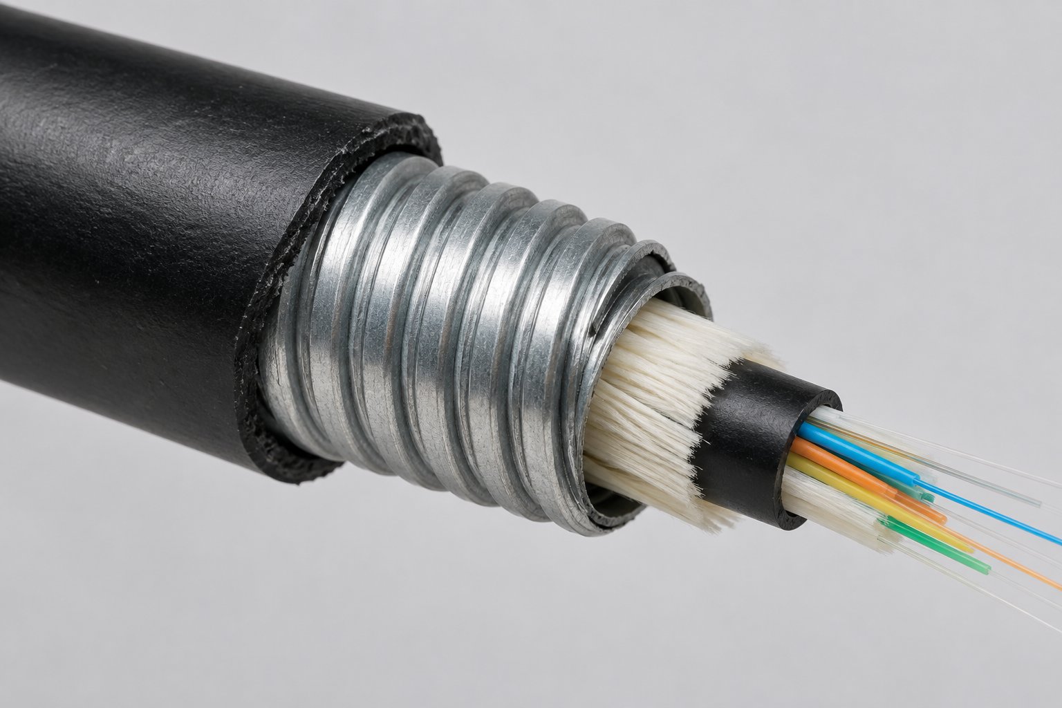 Armored Fiber Optic Cable rodent protection
