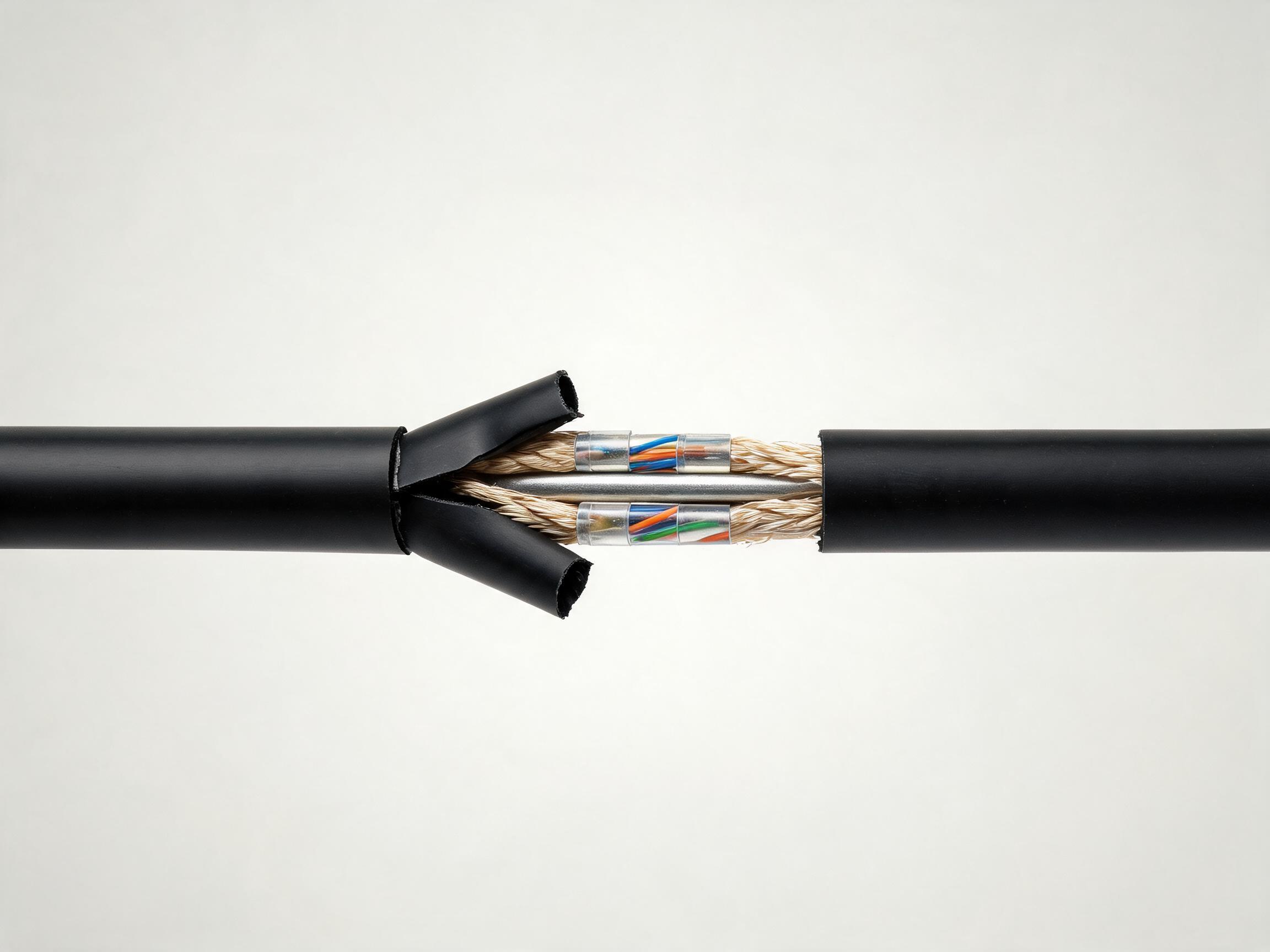 Outdoor G.652D Single Mode Fiber Optic Cable G.652D